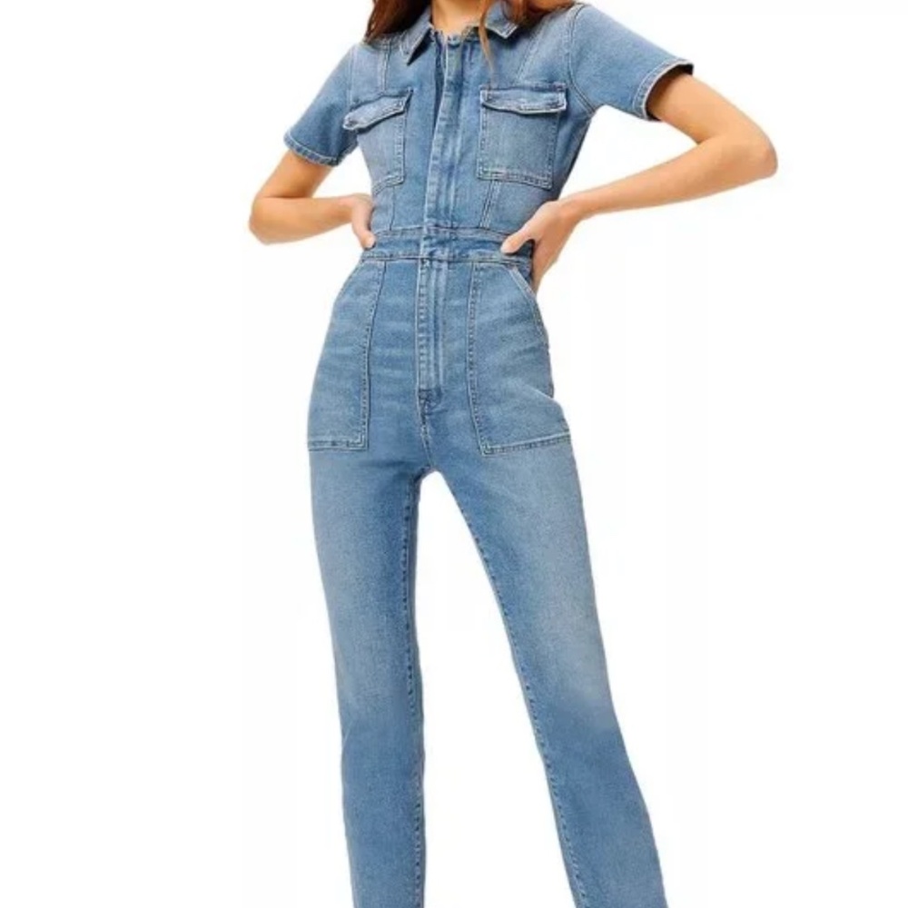 Good American Denim Jumpsuit